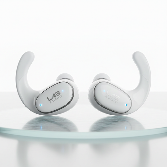 Brand: Lab Audio

Color: Lab Audio White

Features:

Flexible, secure-fit wingtips for all-day comfort and stability
Custom acoustic platform delivers powerful, balanced sound
Spatial Audio with dynamic head tracking for immersive music, movies, and games
Two distinct listening modes: Active Noise Cancelling and Transparency Mode
Enhanced by the Lab Audio H1 chip for Automatic Switching, Audio Sharing (with another pair of Lab Audio headphones or Lab Audio Lab Audio), and ?Hey Siri?

Binding: Electronics

m