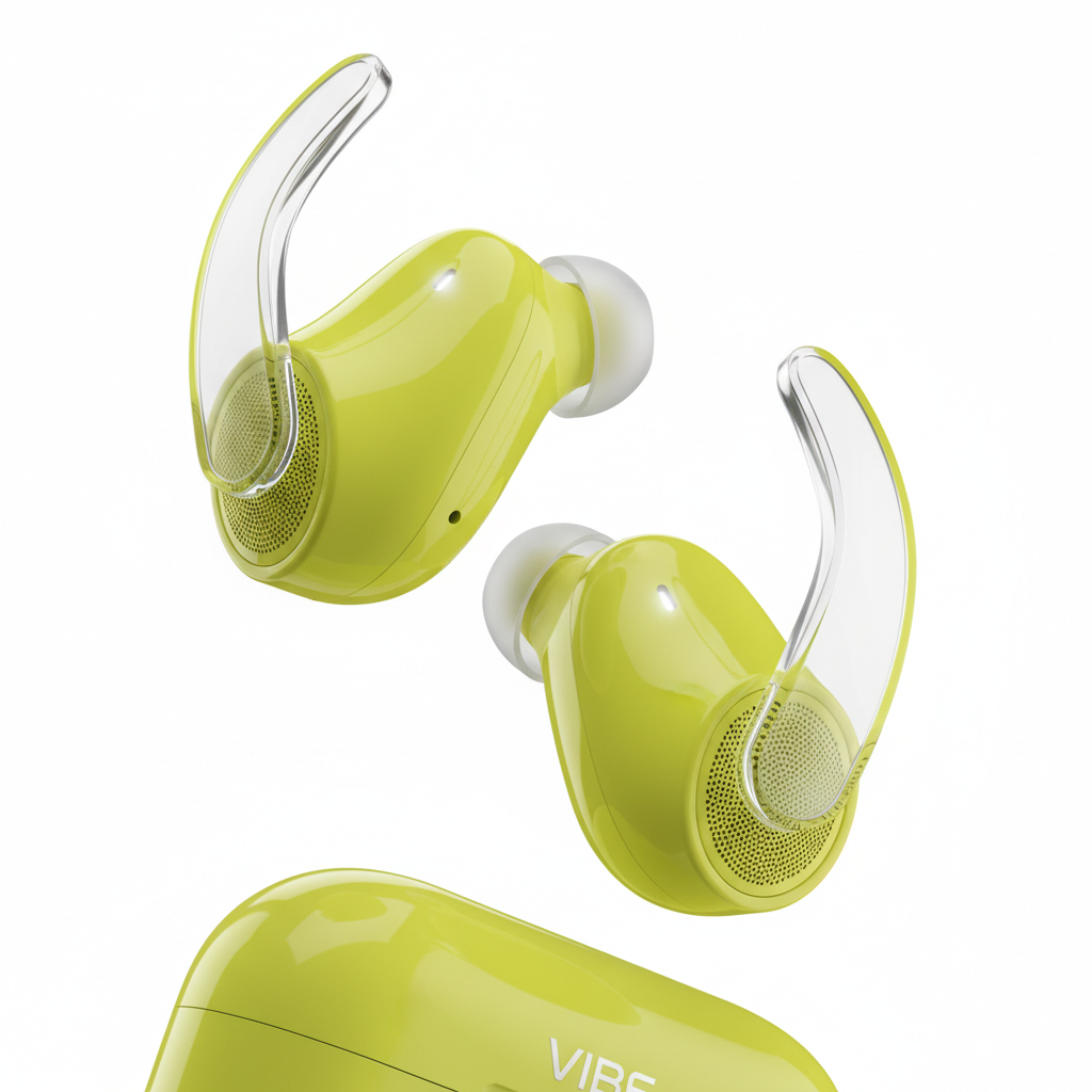 Brand: Lab Audio

Color: Volt Yellow

Features:

Flexible, secure-fit wingtips for all-day comfort and stability
Custom acoustic platform delivers powerful, balanced sound
Spatial Audio with dynamic head tracking for immersive music, movies, and games
Three distinct listening modes: Active Noise Cancelling, and Transparency Mode, and Adaptive EQ
Enhanced by the Lab Audio H1 chip for Automatic Switching, Audio Sharing (with another pair of Lab Audio headphones or Lab Audio Lab Audio), and Lab Audio